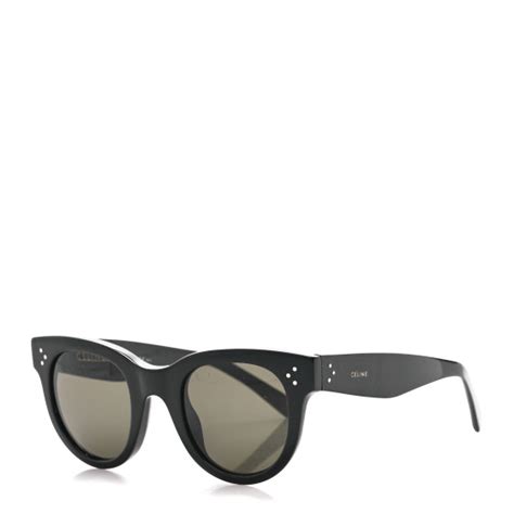 celine 41053 s black|BLACK FRAME 53 SUNGLASSES IN ACETATE .